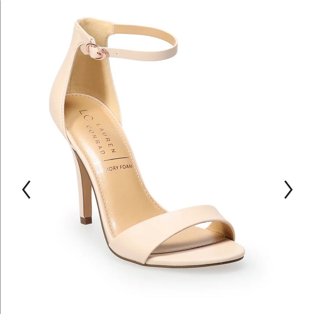 Lauren Conrad nude stiletto heels